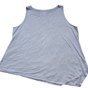 NEW COND. Eileen Fisher Tank Top WOMAN 3X  Gray Hemp Org. Cotton Fall layering